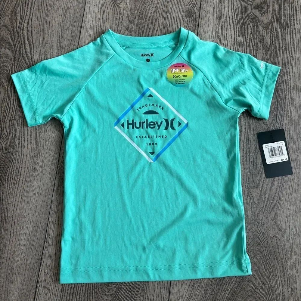 Hurley Teal Kids T-Shirt